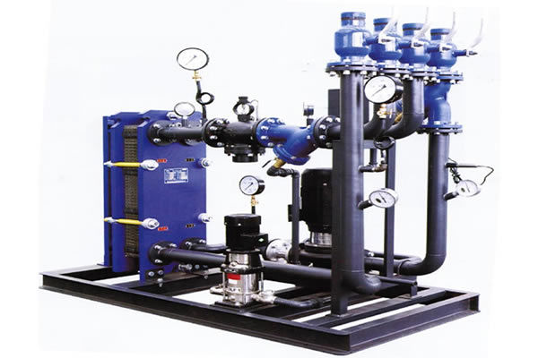 PLC自动无人值守板式换热机组