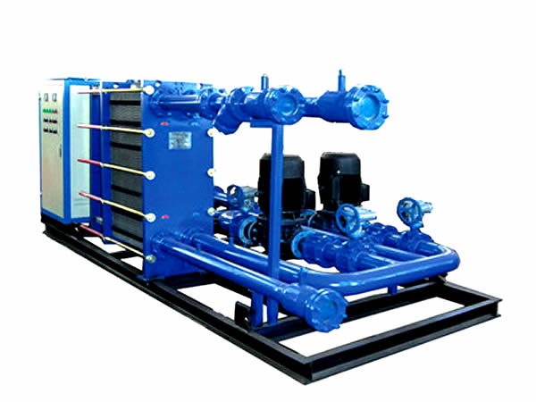 山西智能水水板式换热机组，太原全自动无人值守换热机组厂家低价销售